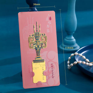 Samsung Bronze Metal Bookmarks Tourist Area Souvenir Creative Cultural Tourism Small Bronzemanheadbirdbody Image