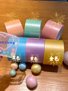 Sticky Ball Tape DIY Stress Relief Student Transparent Colorful Glowing Night Ball Thread Making Water Ball Stationery Tape