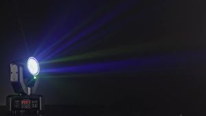 RGB Mini 30W Beam Pattern Moving Head Light DMX Sound Activated Strobe Effect Stage Light For DJ Disco Party Christmas