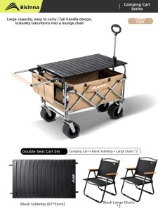 BSWOLF | Collapsible Camping Cart for Outdoor Activities