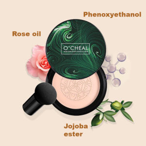OCHEAL Mushroom Head Cushion Compact with Puff | Buildable Coverage | Lightweight & Hydrating | Long-Lasting Matte Finish