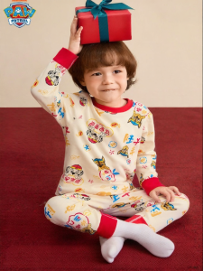 Paw Patrol | Cotton Red New Years Warm Underwear Set