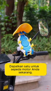 【Pengiriman 24 jam】motorcycle phoneholder standholder Dudukan hp Sepeda motor (Stang+spion)Dua metode instalasi dalam satu
