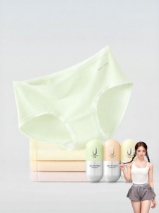 Secret World | Cotton Cool Anti-Bacterial Breathable Mid-Waist Briefs
