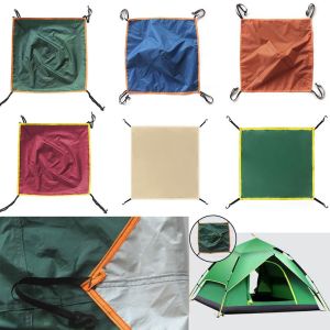 UUMIR Multi-sizes Outdoor Camping Travel Automatic Tent Tarp Cover Rainproof Tent Cover Fly/Durable Hammock Cover Sun Shelter