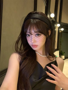 Retro Lady Butterfly Knot Veil & French Face Covering Net: Hair Accessories for Women