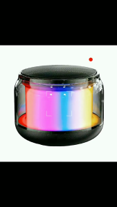 Wireless Bluetooth mini speaker. Transparent and cool portable mobile phone computer home outdoor mini speaker
