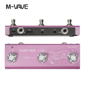 M-VAVE | Bàn Đạp Xử Lý Đa Hiệu Ứng Đàn Guitar Mini M-VAVE Tank Với Bộ Khuếch Đại Tích Hợp Hiệu Ứng Mod Delay & Reverb Hỗ Trợ Ghi Âm IR & OTG