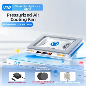 llano | Air Pressure Cooler for Laptop Gaming Turbine Detachable Dustproof Base