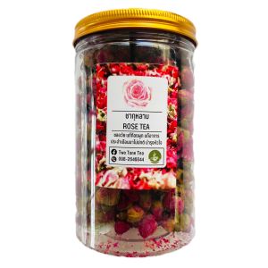 ชากุหลาบ ชากุหลาบแดงตูม 100 กรัม Rose buds Tea Two Tone Tea