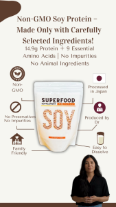 Dr.GOs Laboratory | Soy Protein Powder 500g | Doctor-Developed | Non-GMO | 20 Years Research | 🇯🇵 Japanese Health Food
