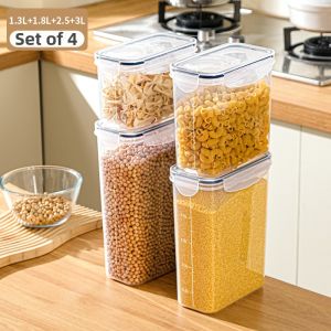 MRUN | Airtight Moisture-proof Food-grade Plastic Grain Storage Canister