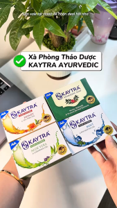 Xà phòng Kaytra Thảo Dược 30g/125g - Di sản 60 năm xà phòng Ayurveda Giũ Ẩm Không Khô Da