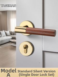 YAGEMAN | Separate Design New Chinese Style Magnetic Quiet Door Lock