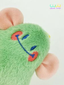 ของเล่นตุ๊กตาติดห้อยนิตติ้งสุดน่ารักสำหรับผู้ชายและผู้หญิง ของขวัญสำหรับคู่รัก พลัมเบอร์เกอร์รูปทรงรักจากร้านขายผ้าสีเหลือง