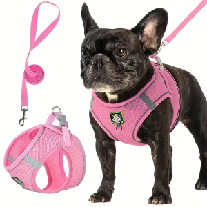 [Dog Walking Harness] 601 Small And Medium Dog Walking Harness + Leash Set 2pcs Without Battery