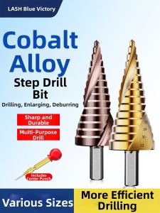 LASH | Cobalt High Hardness Stainless Steel Specialized Multi-function Step Drill Bit