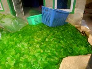 keripik kaca hijau ori 1kg