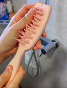 Soft Silicone Head Scalp Massage Comb for Dandruff Removal & Hair Growth Body Massage Bath Shower Brush