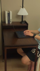 Folding desk computer desk office desk student home small non-solid wood bedroom bedside writing work