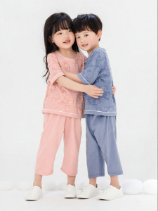 batubatu | Thin Cotton Childrens Summer Pajama Set