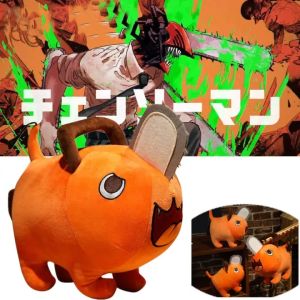 🌟🗼Graduation Toy Gifts 10cm Chainsaw Man Plush Toy Soft Stuffed Cute Cartoon Pochita Plush Doll Cos Pendant For Fans Children