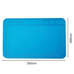 Magnetic Silicone Soldering Mat Heat Resistant Repair Pad Anti Static Workbench Cover For Phone Electronics DIY Projects