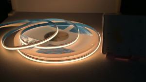 Dải Đèn LED COB CCT Công Suất Cao 20M 24V 2700K-6500K Có Thể Điều Chỉnh Độ Sáng Dải Đèn Mềm Dẻo Dùng Cho Phòng Kèm Điều Khiển Từ Xa Cảm Ứng RF 2.4G Cho Trần Nhà