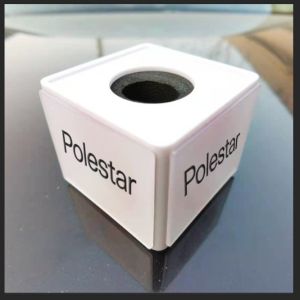 Interviewers Triangle Mic Stand Label Holder Broadcast Quality China Made Mic Cover Shield Accessory for Audio Video Equipment