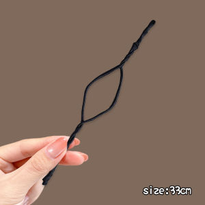 NING ZHOU | Easy-to-use High Ponytail Bun Styling Clip Dots Pattern