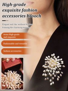 【做气质女人！】Chest Brooches Chest Jewelry Chic Personality Sophistication Pearls Decoration Wedding Magnificent 珍珠装饰气质胸针