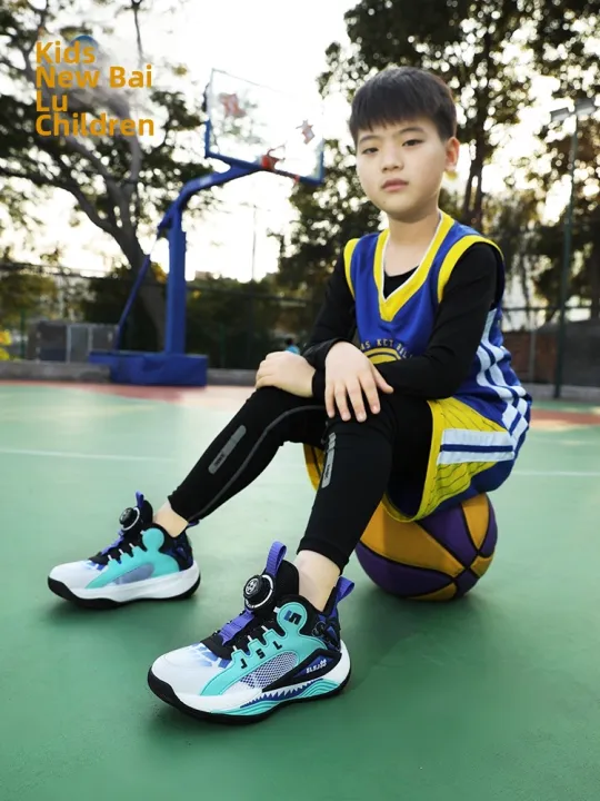 Cushioning%20Big%20Boy%20Basketball%20Shoes%20Breathable%20Mesh%20-%20Image%204