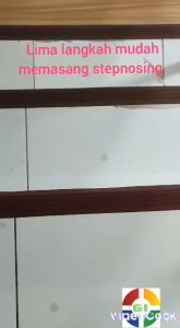 Step nosing atau list siku karet tangga termurah anti slip
