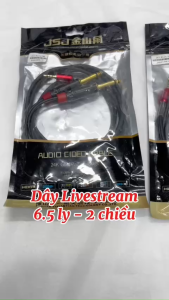 Dây Livestream 2 chiều 6.5 ly cho tác loại thiết bị âm thanh:MixerSouncard...Lõi đồng