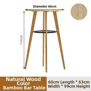 xiayan | Home Bar Table for Leisure and Balcony High Footed