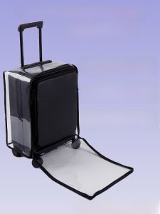 Luggage Cover Protection Suit Check-In Baggage No-Need-To-Disassemble Front Opening Cover for Travel Suitcase 20/24/28 Max