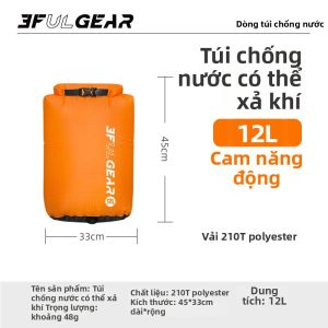 3F UL GEAR | Túi Nén Chống Thấm Khí Dành Cho Đi bè Leo Sông và Du Lịch