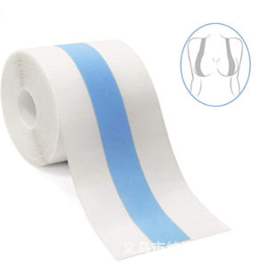 Transparent Pu Nudebra Silicone Nipple Sticker Cross-Border Invisible Lifting Belt Breast Holding Plus Size Chest Sticker Boob Tape