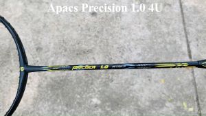 Vợt cầu lông Apacs Precision 1.0 - 4U | Vợt 4U thân dẻo dễ thuần thiên công chịu lực đan lưới cao 17kg