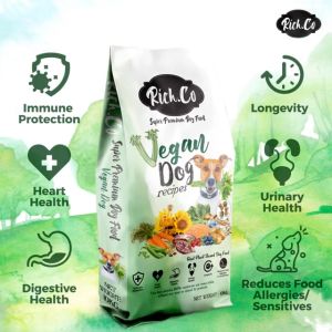 Rich.Co Vegan Dog/Vegetarian Recipe1KG REPACK (Dog Food)