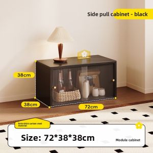 Meisda Retro Bar Table Home Use Retractable Bar Counter Cabinet Integrated against Wall Steel Bar Cabinet for Small Spaces