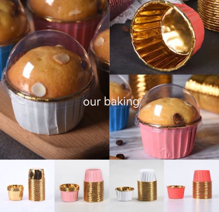 10/20/50/pcs Muffin foil Cupcake Liner Cake Wrappers Baking Cup