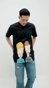 420Father Kaos Beavis But Black X T0003 Cotton 24s