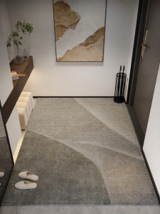XIANSU | Dirt-Resistant Wash-Free Door Mat Gray Cuttable