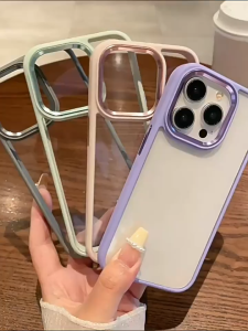 Tri-Town Luxury Metal Case For iPhone 18 17 16 15 14 13 11 12 Pro Max X XS Max XR 7 8 Plus Transparent Shockproof Back Cover