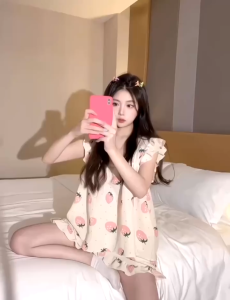 Japan Cute Pajamas Baju Tidur Wanita Bubble Cotton Pyjamas Sleepwear Baju sejuk Cute Pricess Sleep Cloth日系可爱学生风睡衣套装