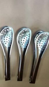 Chanyoot2021 ที่คีบน้ำแข็ง สแตนเลส ขนาด 7 นิ้ว ที่คีบอาหาร คีบขนม เบเกอรี่ ที่คีบปิ้งย่าง ที่คีบเกาหลี สินค้าพร้อมส่ง ร้านไทย ส่งไวแน่นอน