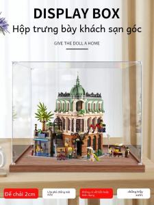 Hộp Trưng Bày Acrylic Khách Sạn Tinh Xảo Góc Xoay 10297 Dùng Cho Lego Hộp Chống Bụi Trong Suốt Hộp Đựng Đồ Làm Thủ Công