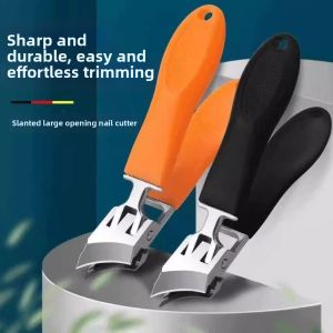 MIVOFIVO | Deep Cut Anti-Splash Pointed Tip Wide Opening Nail Clippers