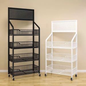 Moveable Food and Beverage Display Rack